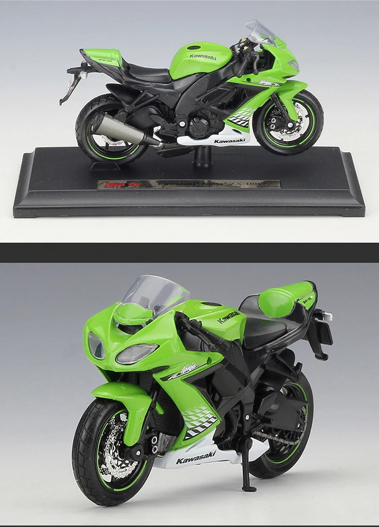 1 18 Scale Kawasaki Ninja ZX10R Diecast Motorcycle Model