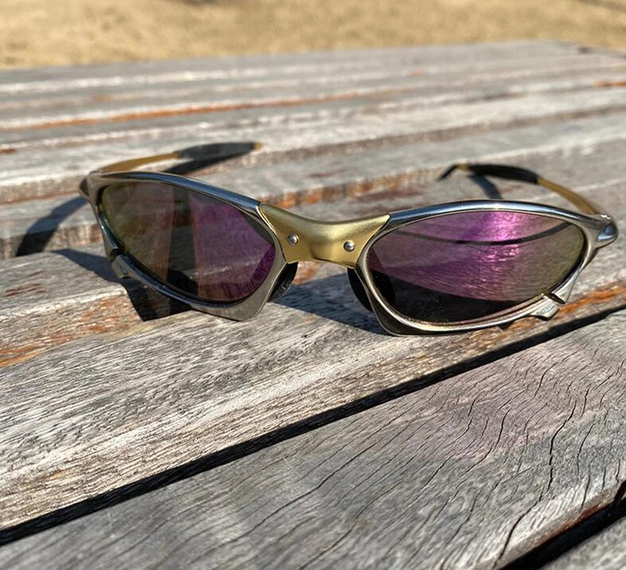 Polarized UV400 Cycling Sunglasses – Multi Color Metal Frame Fishing Riding Bicycle Eyewear