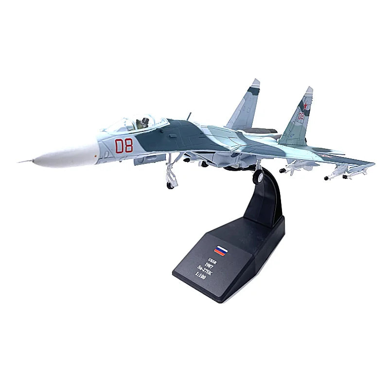 Russian Air Force Su-35 Fighter Aircraft Model