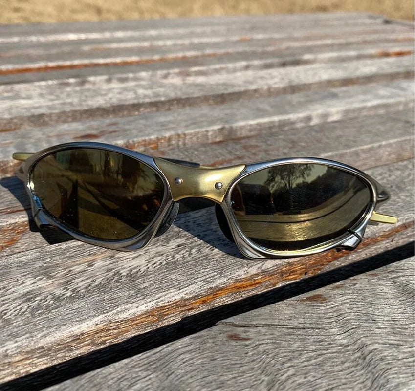 Polarized UV400 Cycling Sunglasses – Multi Color Metal Frame Fishing Riding Bicycle Eyewear
