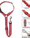 Two-in-one Dog Harness Leash Pet Car Seat Belt Back Seat Safety Belt Adjustable for Kitten Dogs Collar Pet Accessories