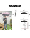 Creative Umbrella with Rainproof Cloth Detachable Raincoat Parasol Paraguas Splash-proof Rain Gear for Man Woman Kids Raincoat