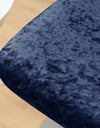1PC Shiny Velvet Short Bar Chair Covers Stretch Back Bar Stool Covers Small Size Dining Barstool Slipcovers Party Banquet Decor