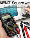 Square Wave Digital Multimeter 1999 Counts HFE Triode Buzzer Tester AC/DC Voltage 10A Current Multimeters Meter Tool