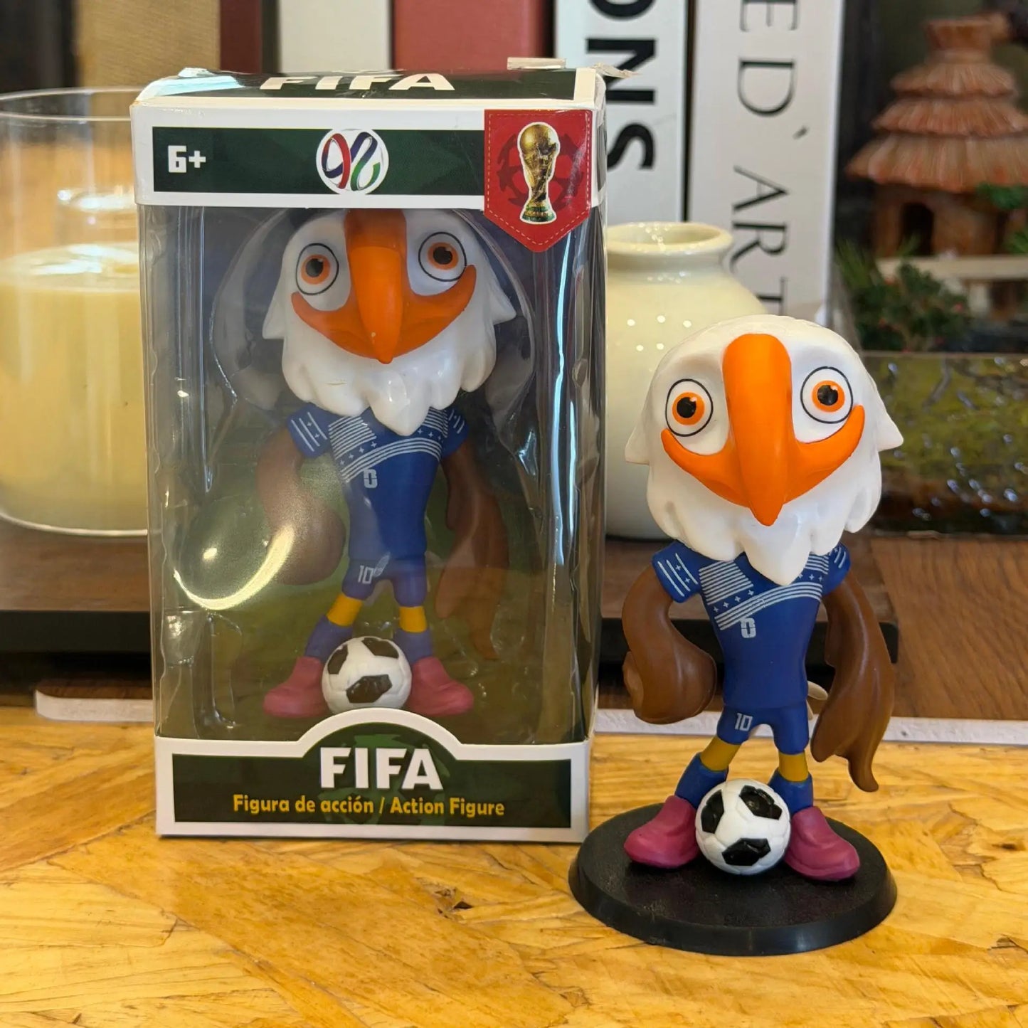 2026 Football Mascot Figure Collectible Soccer Fan Desktop Decoration