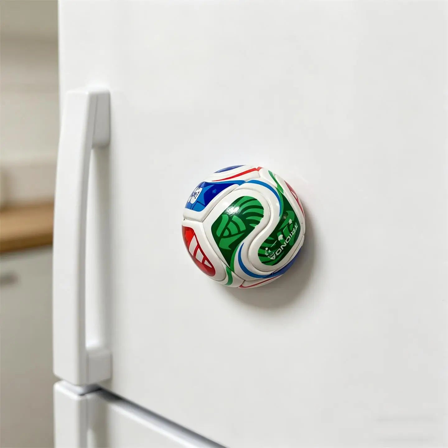 2026 Soccer 3D Fridge Magnet International Flag Football Fan Souvenir