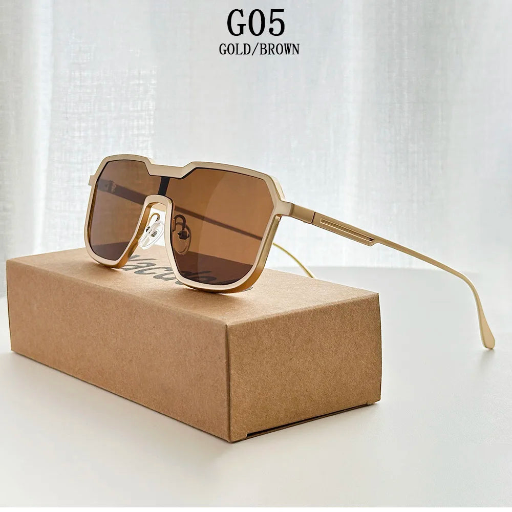 Vintage Steampunk Sunglasses With UV400 Protection
