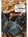 Outdoor Camping Cowhide Insulated Heat-Resistant Gloves High Temperature Resistant Kitchen Microwave BBQ Gloves