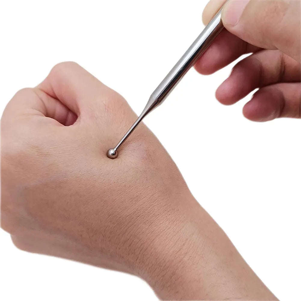 Acupuncture Point Probe Stainless Steel Auricular Point Pen Health Care Beauty Ear Reflex Zone Massage Needle Detection