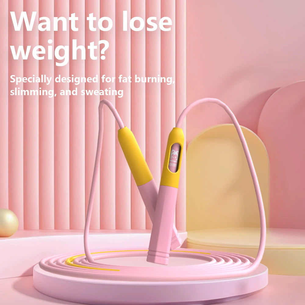 Jump Rope 2.3m for Fitness and Exercise – Skipping Rope for Cardio, Boxing, and Weight Loss – Speed Rope perfect for Men & Women