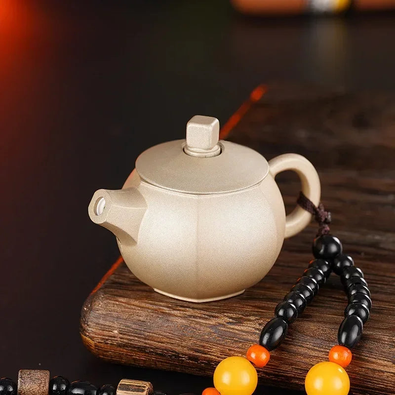 Creative Teapot Gas Lighter Adjustable Flames with Playing Inflation Windproof Red Flame Cigarette Accessories Unique Gift