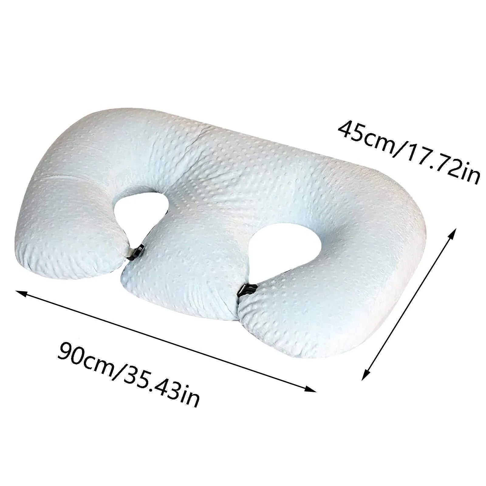 Pregnancy Pillow Twin Anti-spitting Feeding Waist Cushion Babi Pillow Multifunctional Nursing Pillow for Breastfeeding Mom