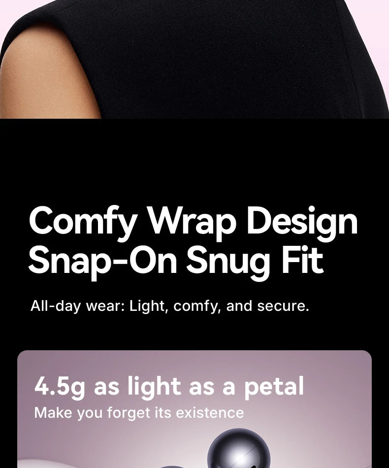 F60 Open Ear 360° Panoramic Sound Headphones Deep Bass Earphones Hi-Pure Original High Lossless Quality Sound Headset