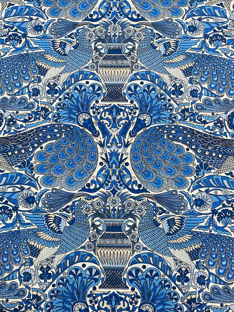 1/2/5M 80s 100%Cotton Poplin Print Liberty copy Oscars tana lawn cotton Fabric DIY handmade Sewing Dress Clothing Designer cloth