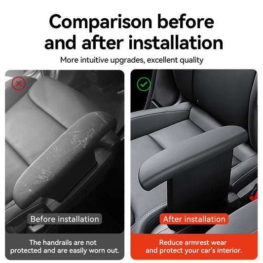 Silicone Armrest Protector Cover for Tesla Model YL Second Row Handrail