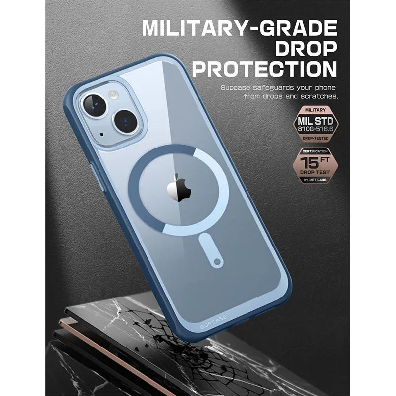 For iPhone 14 Plus Case 6.7 inch (2022) UB Mag Series Shockproof Protective Slim Clear Case Compatible with MagSafe