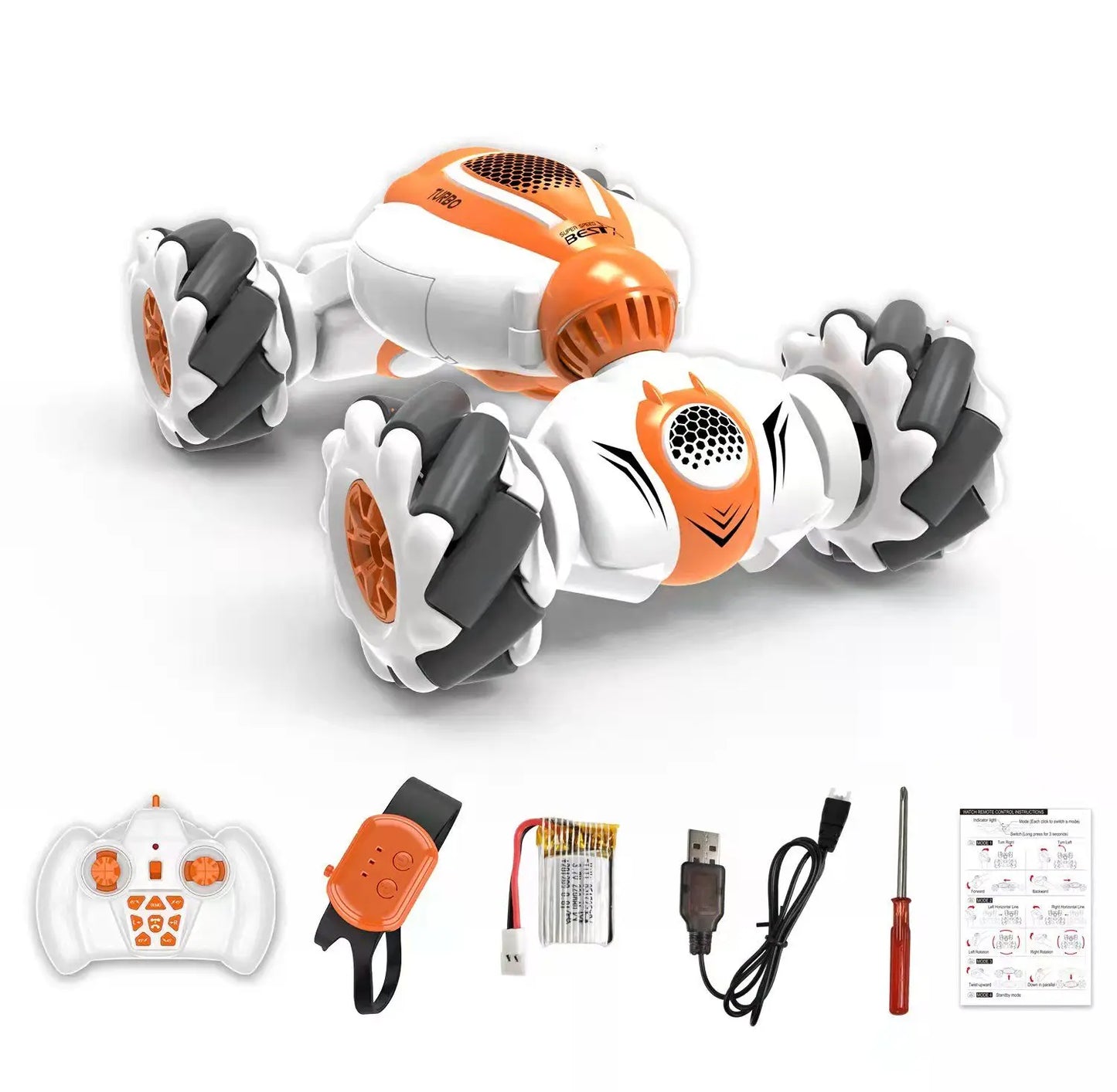 Gesture Sensor Remote Control 4WD Transforming Stunt Drift Car