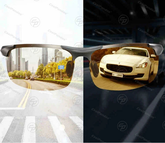 Aluminum Magnesium Photochromic Polarized Sunglasses UV400 Night Vision Driving Glasses for Men Women