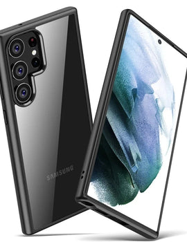 for Samsung S23 S22 Case S23 S22 Plus Crystal Clear TPU PC Hybrid Shockproof Cover for Samsung Galaxy S23 S22 Ultra Case