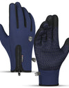 Winter Cycling Gloves Windproof Warm Fluff Touchscreen Gloves Outdoor Sports Running Hiking Motorcycle Gloves Men