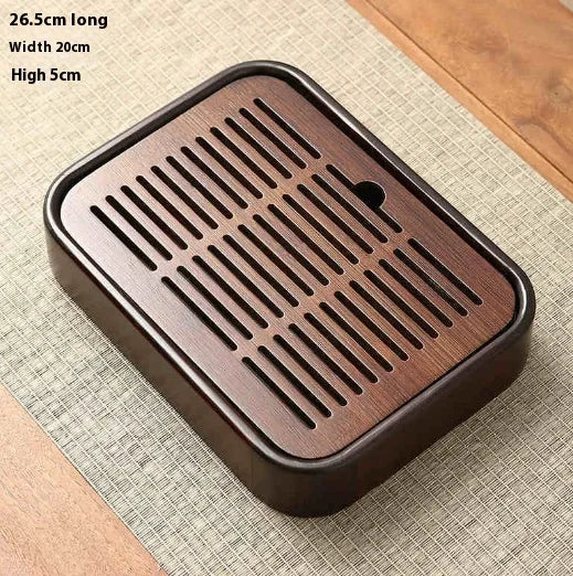 Tea Tray Household Small Dry Brewing And Draining Tea Set Office Tea Table Bamboo Tray Drainage Tea Tray Storage Tray