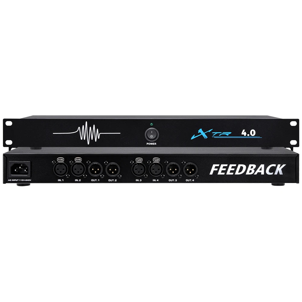 Professional Feedback Suppressor with Echo Cancellation and Anti Feedback System
