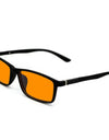 Orange Lens Yellow  Classic Square Gaming 100% blue light Blocking Glasses Men Women Office Anti Light Computer  Goggles