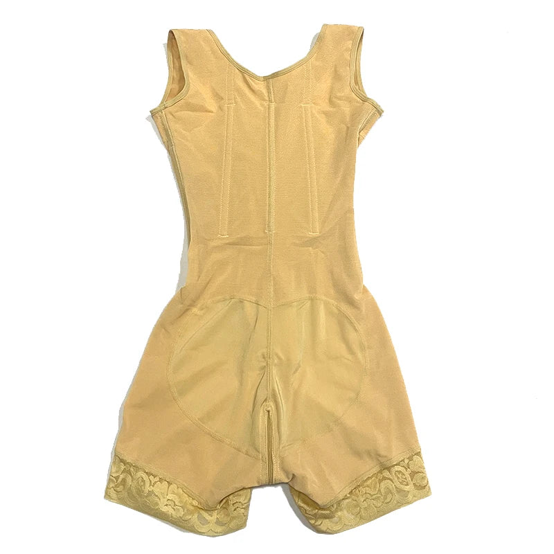 Body Shaper Women Colombian Fajas Shapewear Bodysuit 9-bone High Compression Girdles Double Tummy Control Full Body Open Crotch