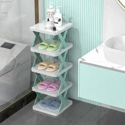 Shoe Storage Shelf Shoe Rack Organizer Organizers Racks Indoor Storage Furniture Bedroom Multi-Layer Detachable Storage Cabinet