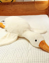 50-160cm Goose Stuffed Plush Cute Fluffy White Goose Plush Toy Kawaii Duck Sleep Pillow Cushion Soft Stuffed Animal Doll Gift