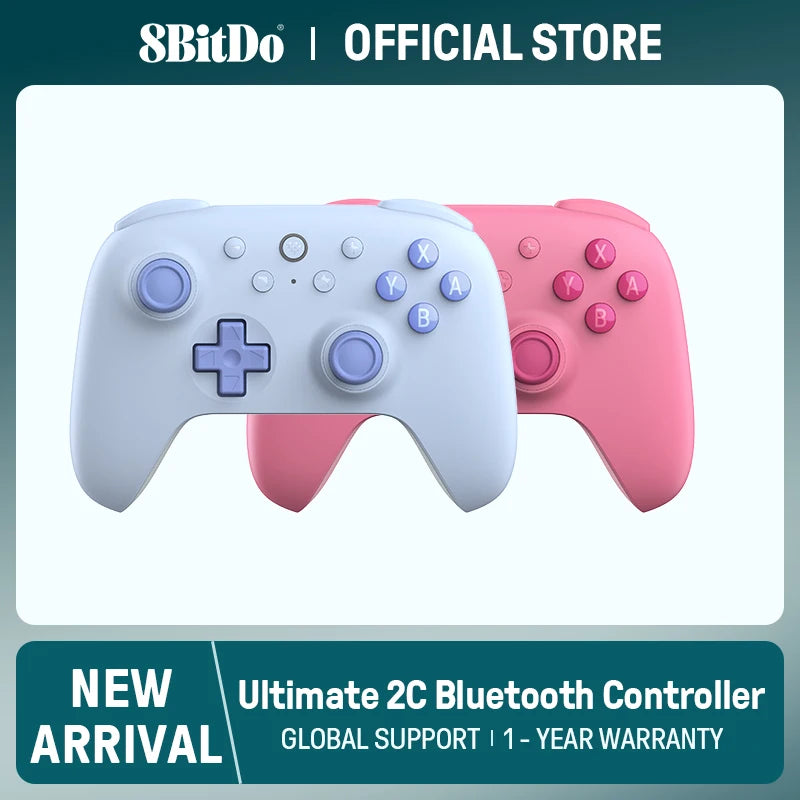 Wireless Gaming Controller with Hall Effect Joysticks for Nintendo Switch