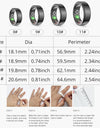 R02 Smart Ring Military Grade Titanium Steel Shell Health Monitoring IP68 & 3ATM Waterproof Multi-sport Modes