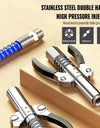 Grease Gun Coupler 10000 PSI NPTI/8 High Pressure Grease Nozzle Oil Pump Car Syringe Lubricant Tip Repair Accessories Lubricant