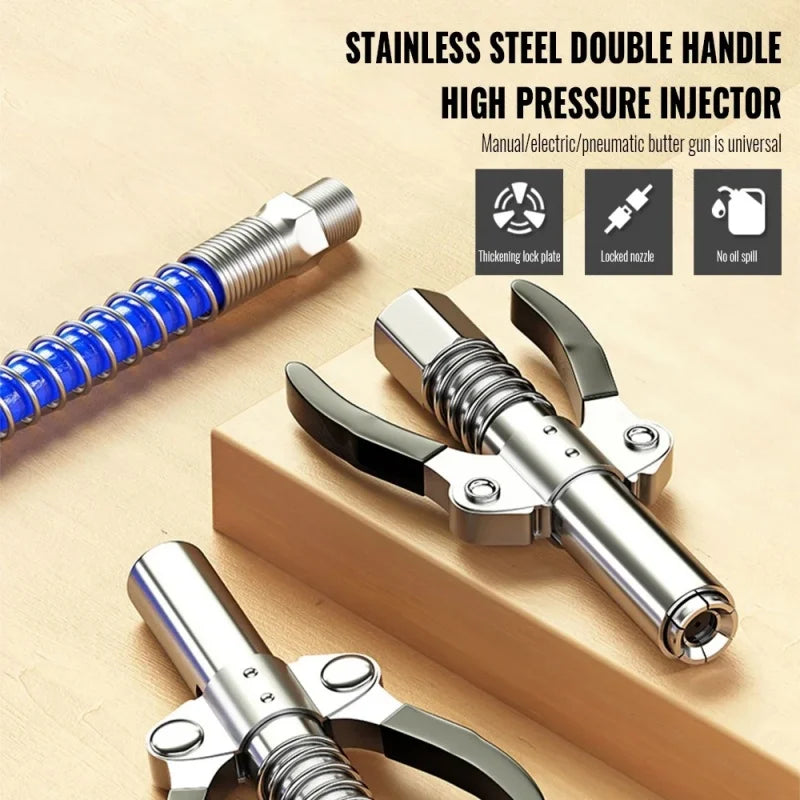 Grease  Coupler 10000 PSI NPTI/8 High Pressure Grease Nozzle Oil Pump Car Syringe Lubricant Tip Repair Accessories Lubricant