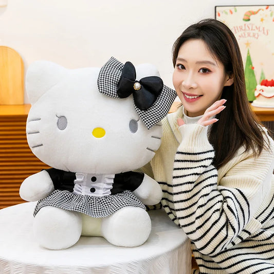 Black Cat Character Plush Stuffed Doll Pillow Toy