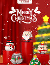 1 Piece Randomly Creative Christmas Series Building Blocks Santa Claus Tree Kawaii Damo Egg Bricks Model Toys For Xmas Gift