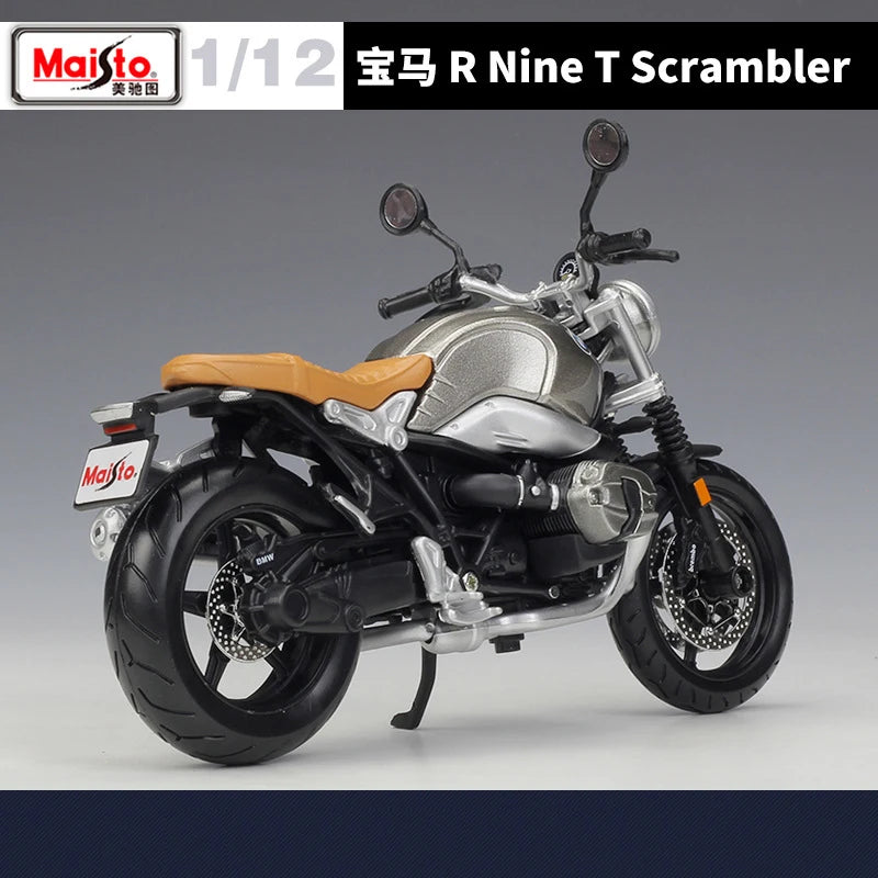 1 12 Scale BMW R Nine T Scrambler Diecast Motorcycle Model