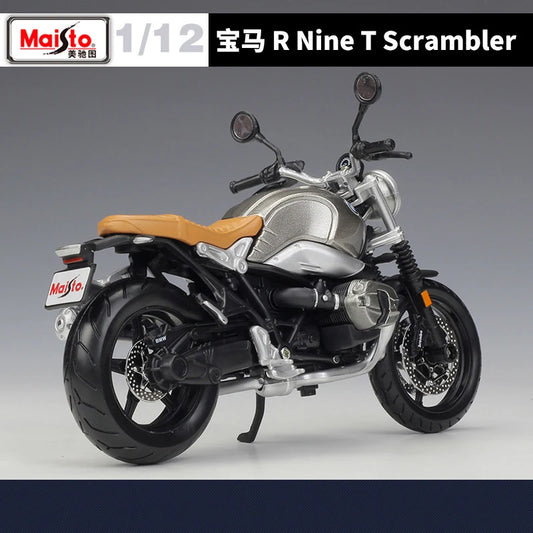 1 12 Scale BMW R Nine T Scrambler Diecast Motorcycle Model