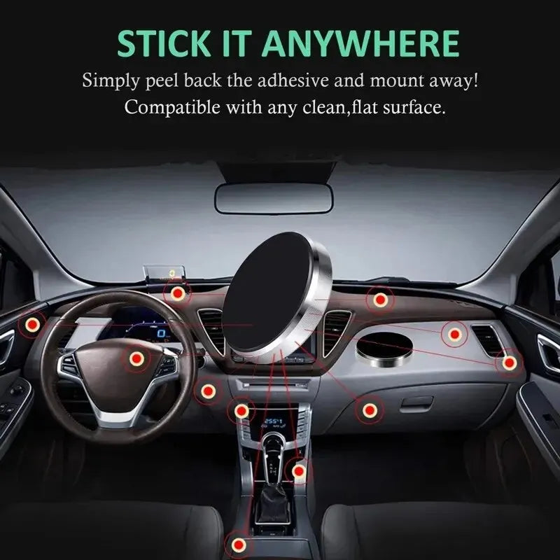 Phone Car Holder Stand Universal  Mount Bracket Stick on Car Dashboard Wall for iPhone Samsung Xiaomi Huawei