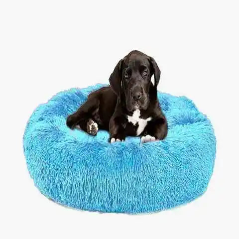 Washable Plush Dog Bed Fluffy Pet Sofa Cushion