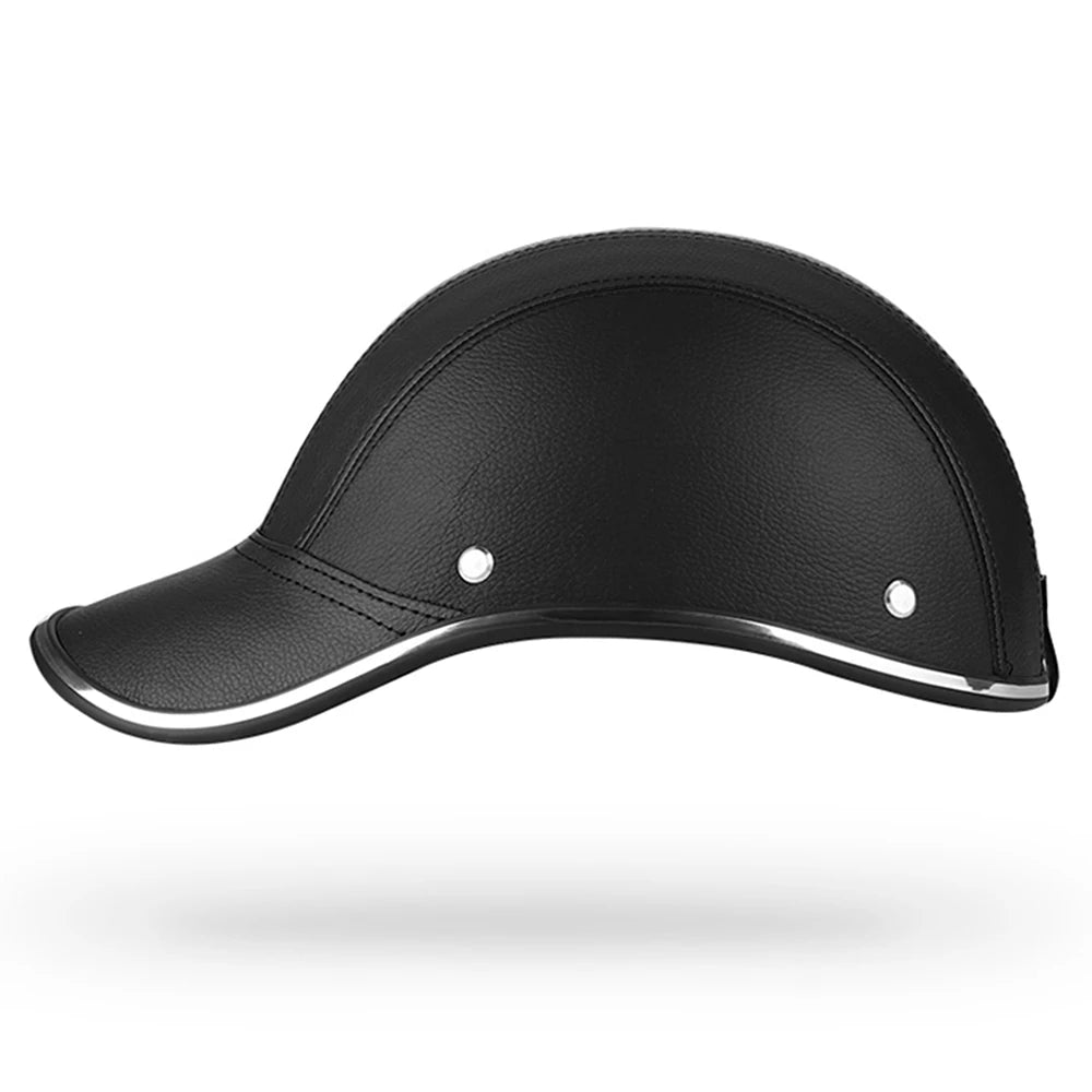 Bicycle Helmet Motorcycle Motocross Bicycle ABS Leather Helmet Bicycle Helmet Adjustable Strap Bike Helmet