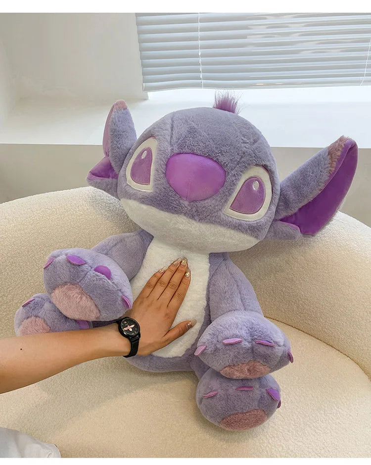 Disney Cartoon Purple Stitch Doll Star  Kawaii Plush Toy Girl's Birthday Doll Girlfriend Valentine's Day Gift 25cm/30cm/45cm