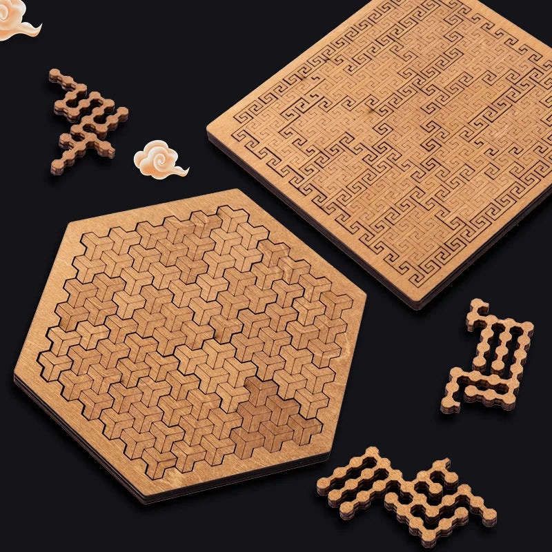 Wooden Brain Teaser Puzzle Game