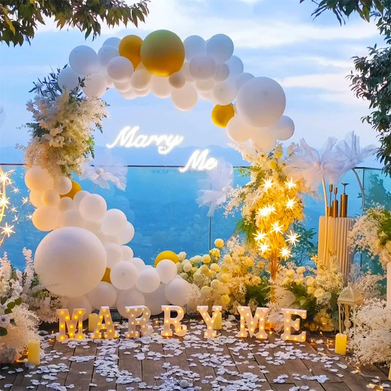 Metal Wedding Arche Circular Balloon Stand Party Decoration Backdrop Arch Birthday Party Balloon Arch  Shower Decoration