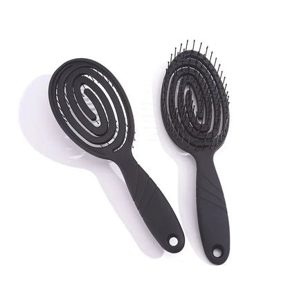 Oval Hollow Ventilated Comb Anti-static Massage Scalp Beauty Smoothing Hair Styling Tools Hair Brush  Hair Accessories