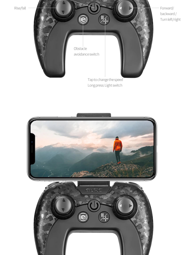 4DRC M6 Remote Control RC Helicopter with 4K Camer Altitude Hold Drone 2.4GHZ 4CH Aircraft for Adults Birthday Gifts Toys