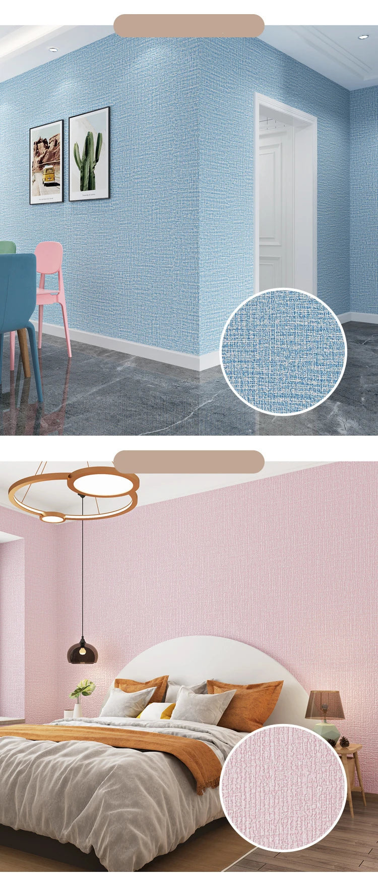 Self-adhesive Waterproof And Moisture-proof 3D Wall Stickers Cement Gray Wall Special Wallpaper Bedroom Renovation Sticker