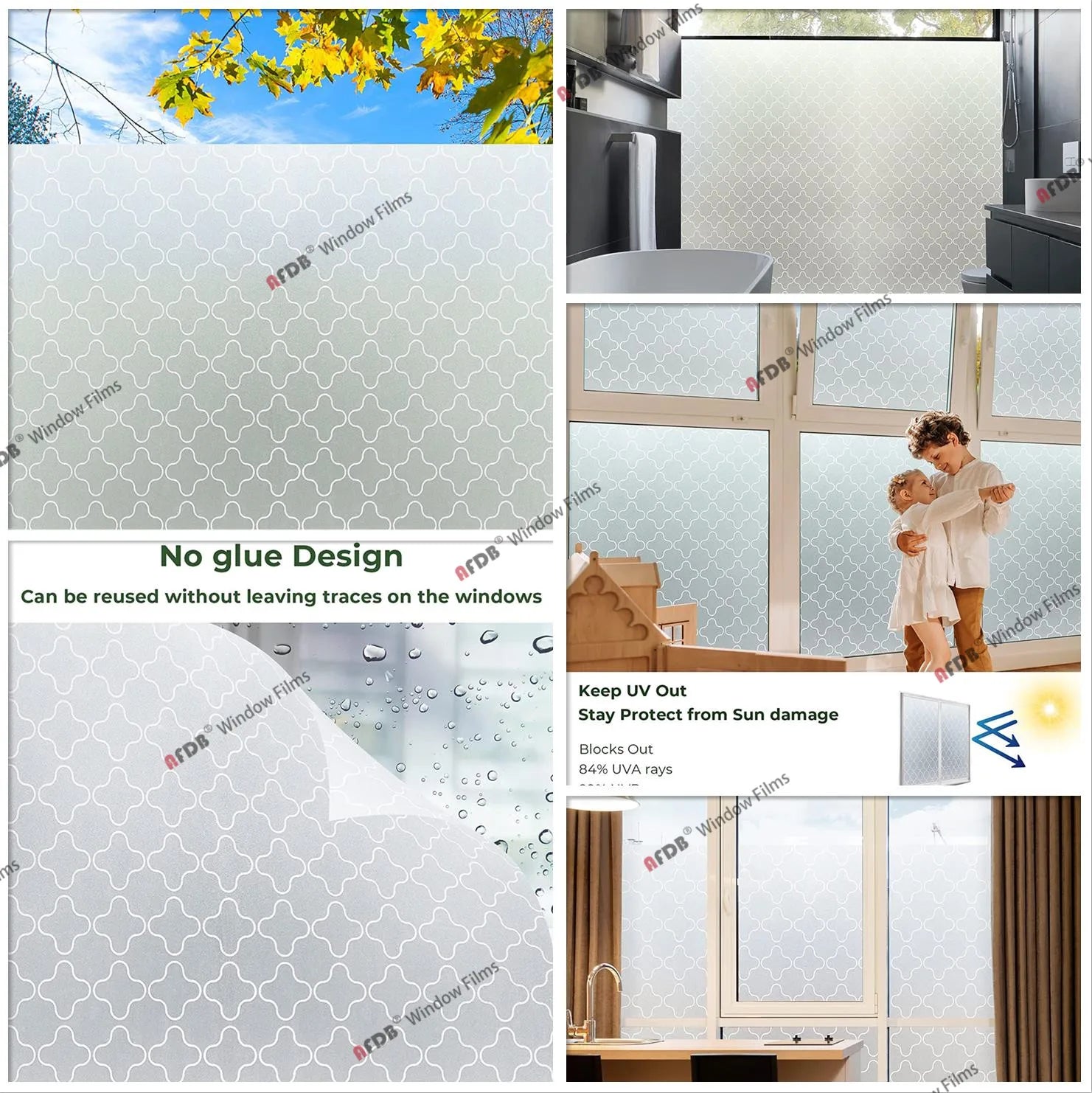 Frosted Privacy Striped Window Film Office Decorative Self Adhesive Glass Window Decals Width 65/75/85/90 by 200 cm