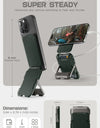 Tripod Phone Stand Credit Card Holder for iPhone 16/15/14/13/12 Adjustable Phone Stand Compatible with MagSafe