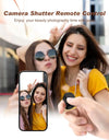 Tiktok Scrolling Ring Tiktok Remote Control Is Suitable for Iphone, iPad Bluetooth Page Turning Ring Roller, Both Camera Shutter, Short Video and Music Remote Control Function, Compatible with Ios and Android Phones